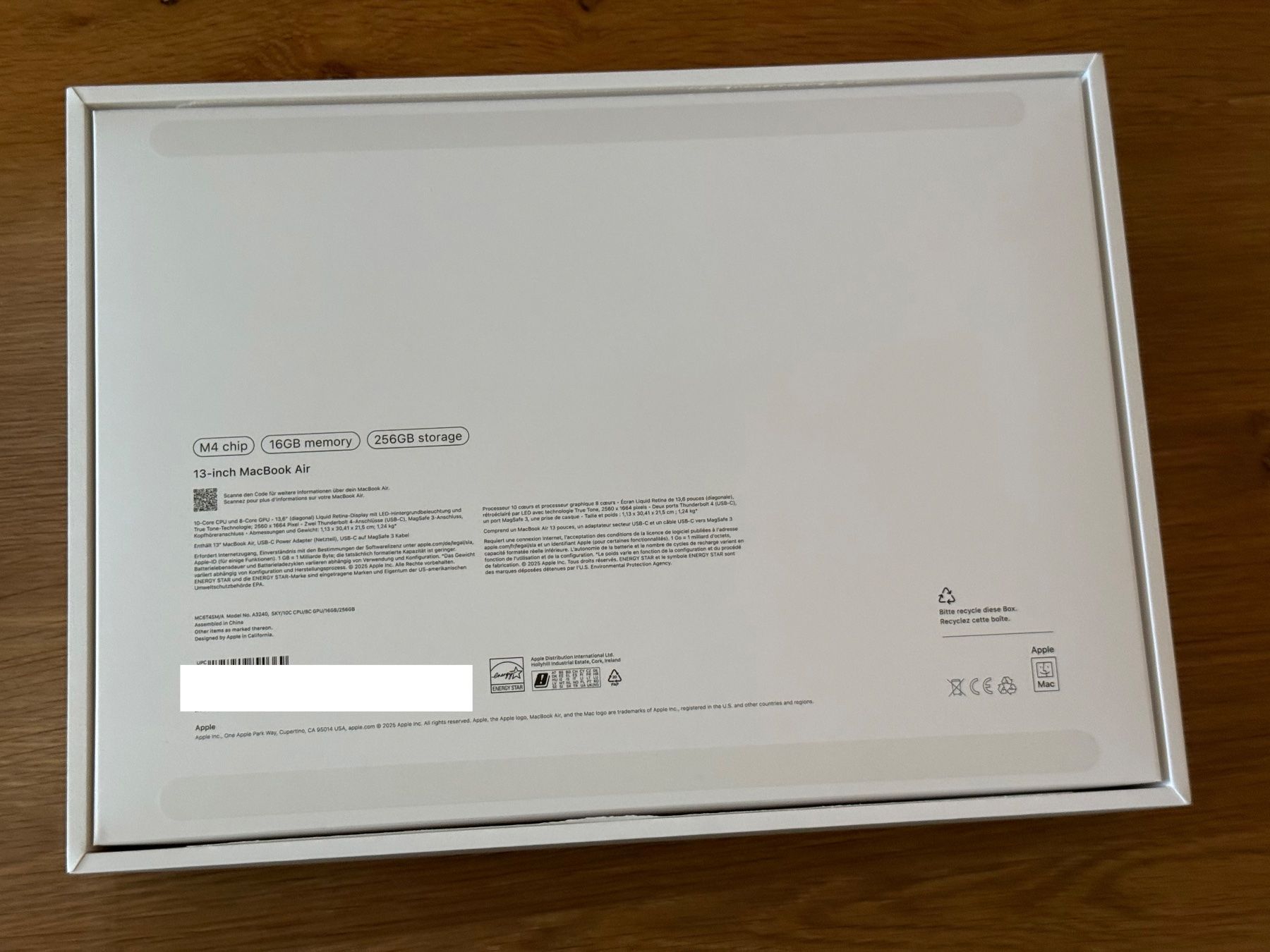 Apple Notebook: MacBook Air M4 13 zoll – Usato da Meisterschwanden venduto da ced_8cnl 8