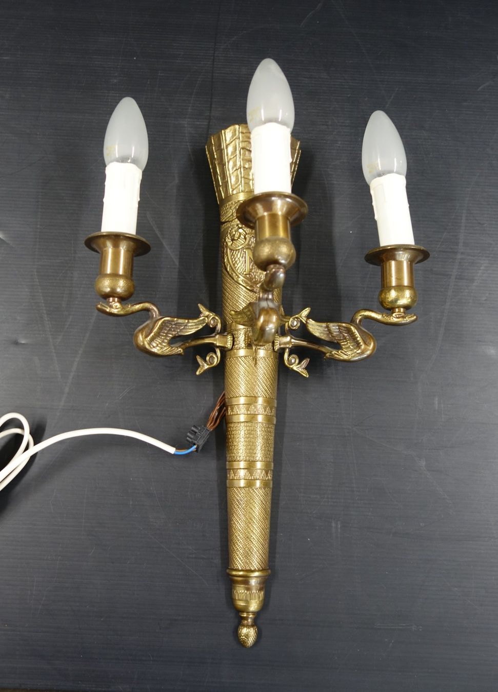 Lampade: Wandlampe, Messing, Stil Napoleon I – Usato da Basel venduto da bk_brockibasel 1