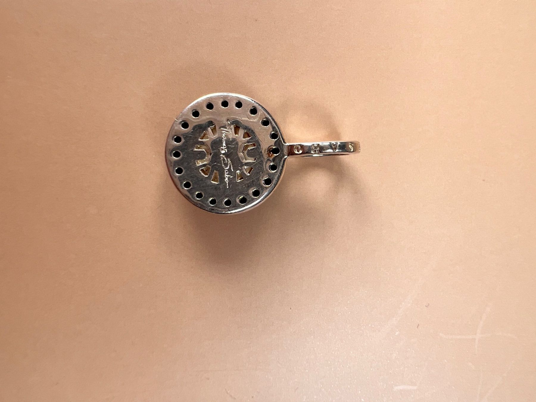 Thomas Sabo Ciondoli: Thomas Sabo Anhänger Silber/Schwarz – Usato da Zürich venduto da C.Bir 2