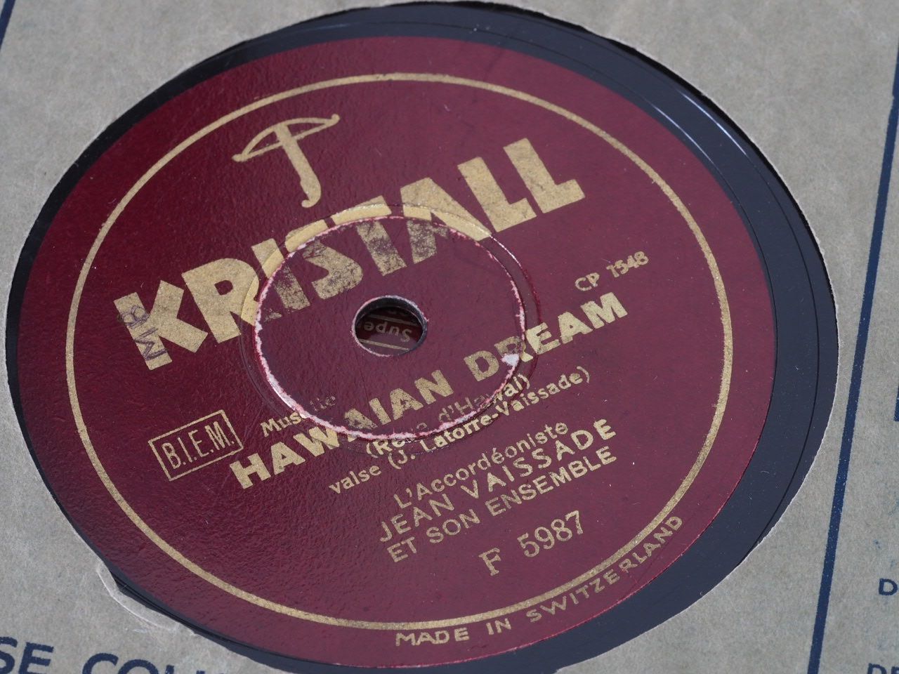 Schallplatten: DISQUES 78 TZOURS – Gebraucht aus Lausanne von Leag 3