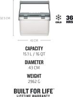 Neu Stanley 1913 Adventure Outdoor Cooler 15.1 liter