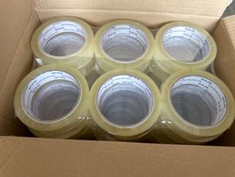 %PP-Packband mit Hotmeltkleber, Länge x Breite 66 m x 25 mm
