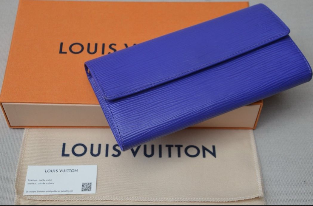 Louis Vuitton Portafogli: Louis Vuitton Sarah Wallet - Epi Leder - Viola – Usato da Derendingen venduto da MDPshopandmore 3