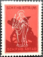 Soldatenmarke 2.WK, Schw Feld Hb Bttr 176, hellr, Wi Art 343