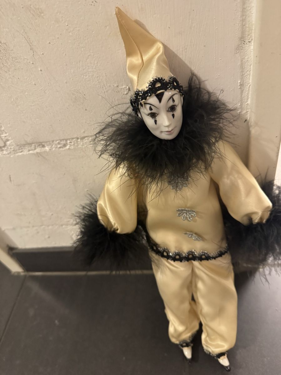 Statuette: Pierrot  China handbemalt 37cm – Usato da Zürich venduto da oase69 1