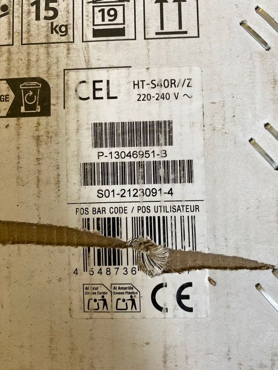 Sony Home Cinema: 🔴  Heimkino SONY HT-S40R 5.1 Kanal /598x – Nuovo e nell'imballaggio originale da Zürich venduto da LUIS-B 5