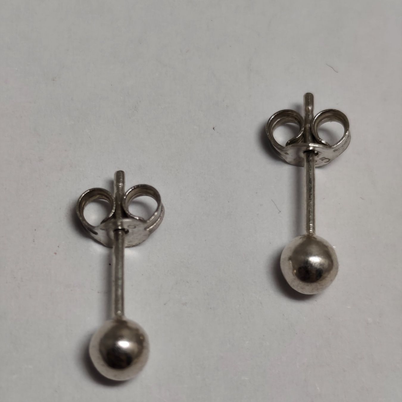 Boucles d'oreille: Vintage Silver silber Stud Earrings Boucles d'Oreilles #A4 – D'occasion à Châtelaine par Tropic.Watch2 6