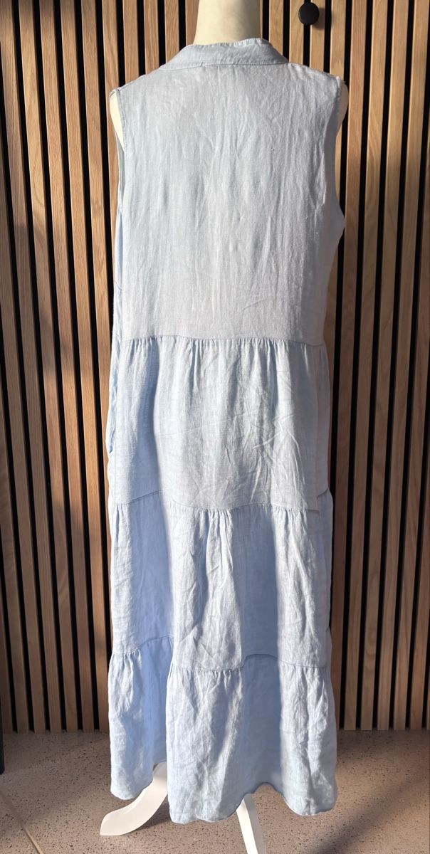 Kleider: Leinen-Kleid, hellblau, Gr. M – Neu (gemäss Beschreibung) aus Horgen von Anatolia 1