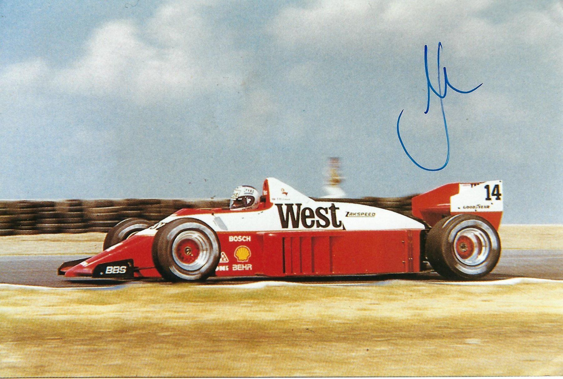 Autografi: Jonathan Palmer, Formel 1 – Usato da Aarburg venduto da Hktm