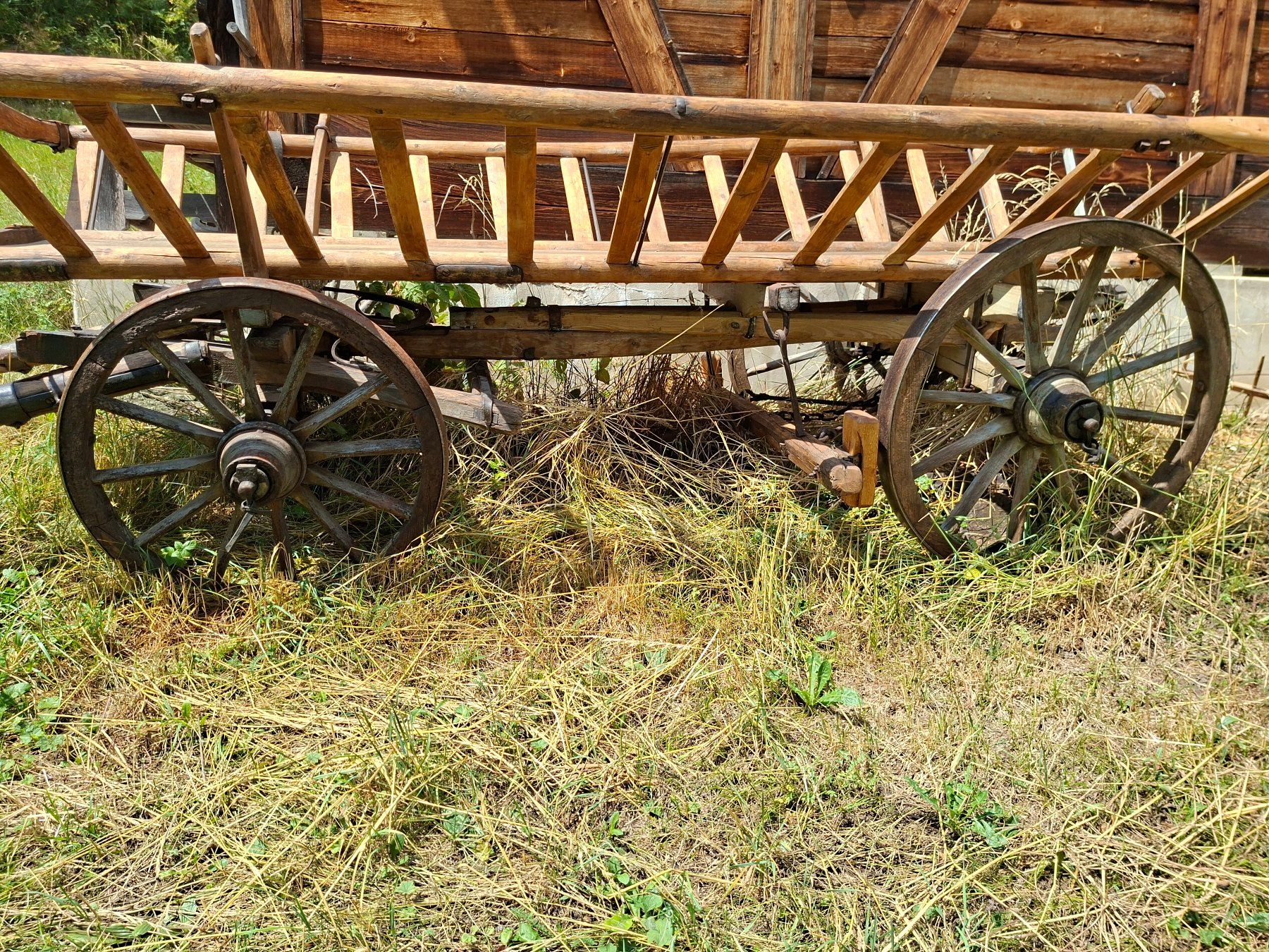 Calèches: Verkaufe einen  historischen Leiterwagen. – D'occasion à Sta. Maria V. M. par cbo_2ycq 2