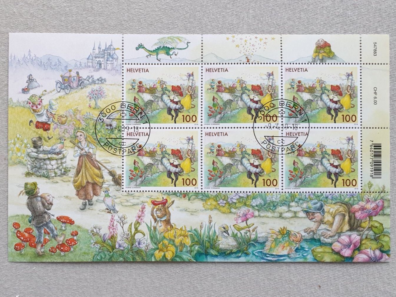 Alle Briefmarken: (690) Sondermarken «Märchen» 2018 – Gebraucht aus Schwarzhäusern von Inot3