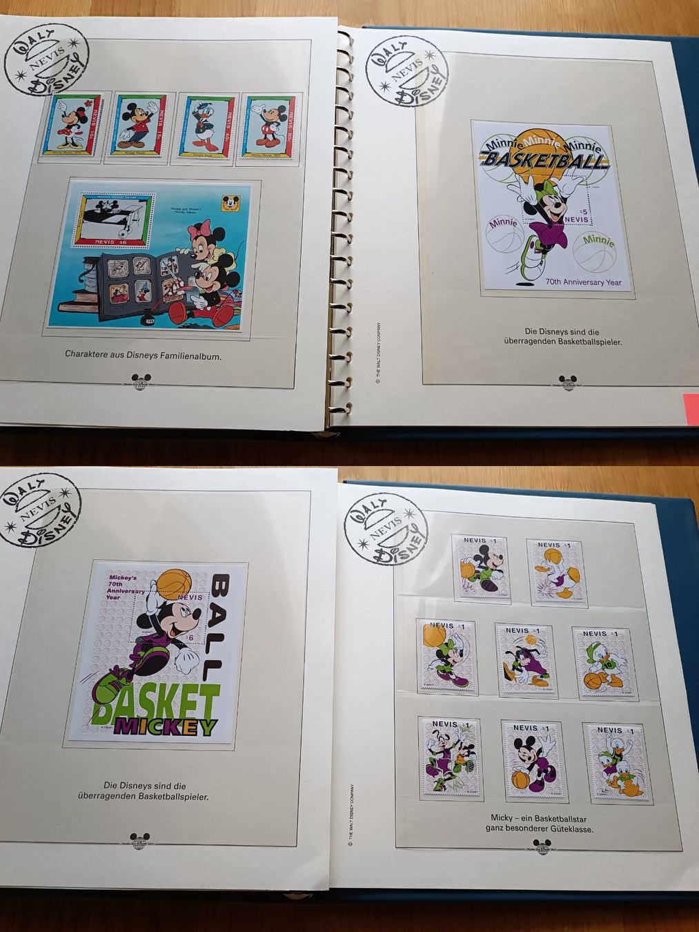 Lindner Album: Disney Briefmarken Album Malediven – Usato da Otelfingen venduto da patida 9