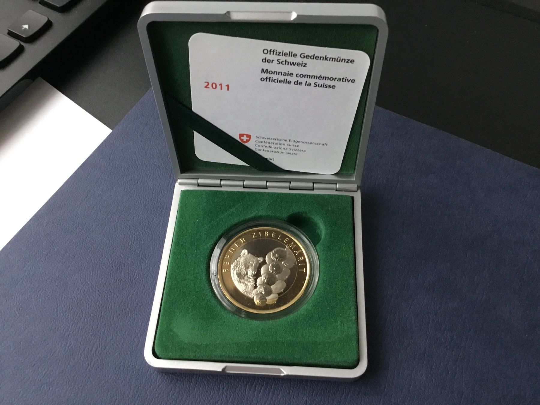 Tutti le monete: 10 Franken Berner Zibelemärit 2011 PP – Nuovo e nell'imballaggio originale da St. Margrethen SG venduto da alfapeugeot10 2