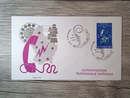 TR47 Enveloppe + Timbre Luxembourg 1963