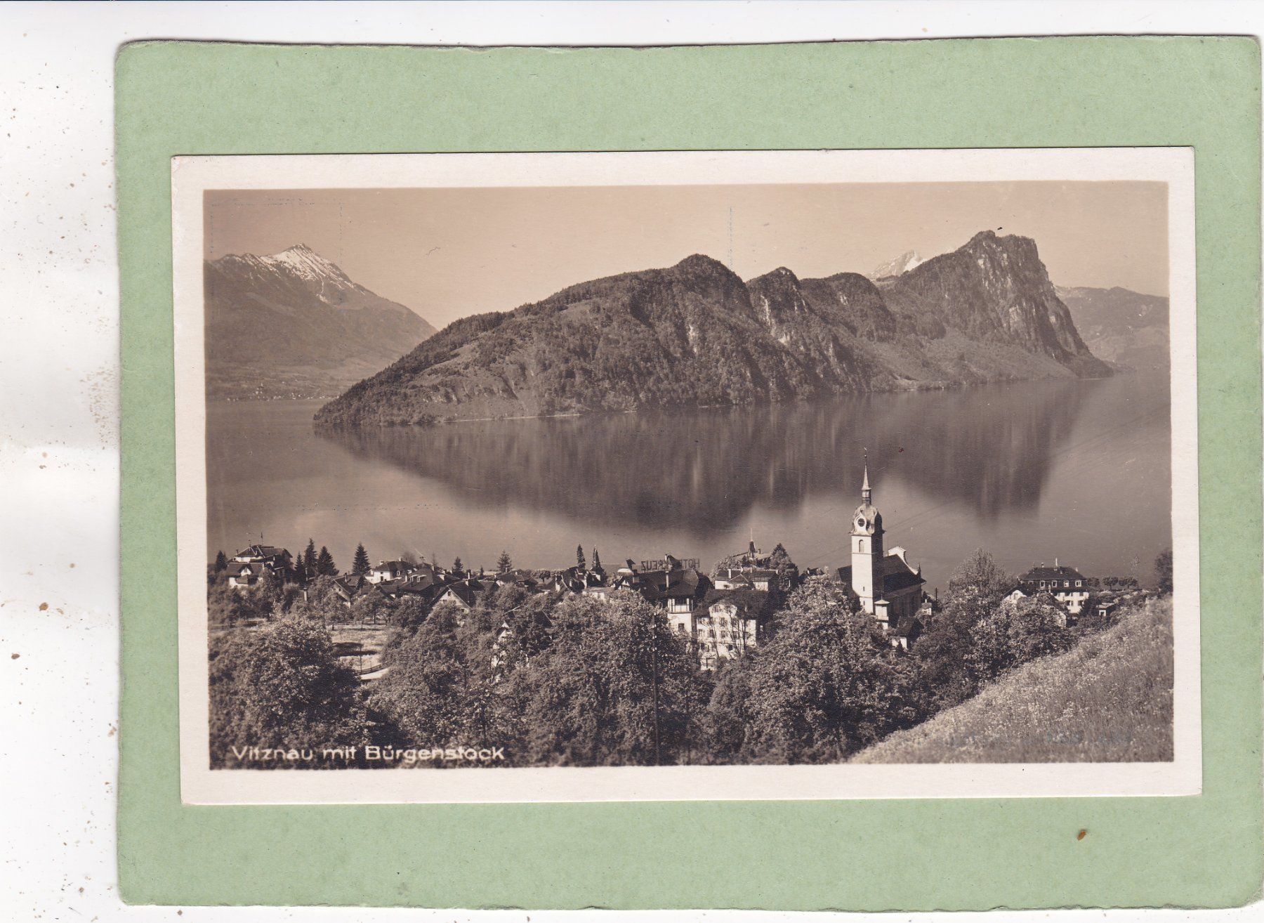 Cartoline postali: Vitznau mit Bürgenstock – Usato da Herisau venduto da Lisegrat2008