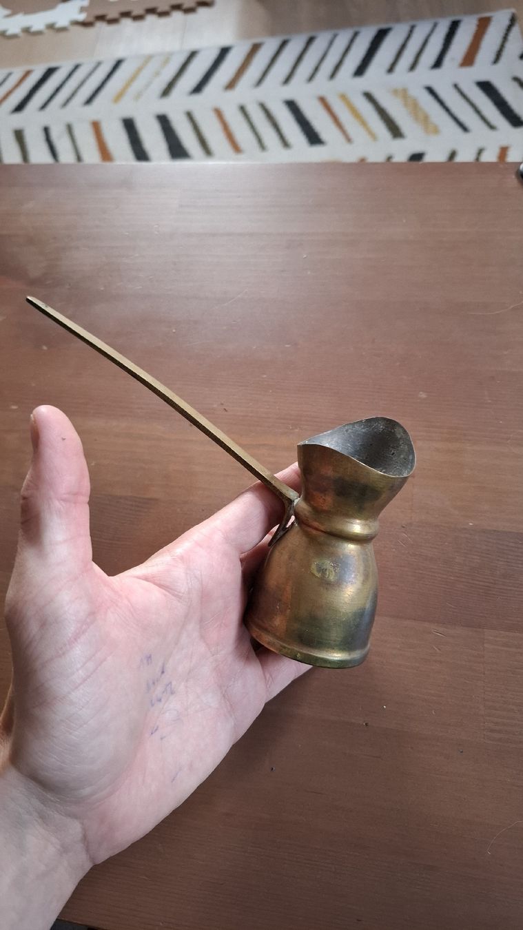 Kaffeemaschinen & Espressomaschinen: Cafetière turque en laiton massif – Gebraucht aus Fiaugères von Fiaugeres1609 2