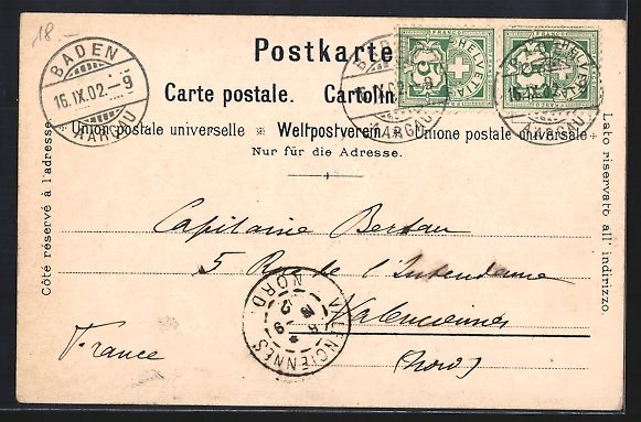 Foto, Lettere & Cartoline: Litho schweizer Kavallerie im Feld, 1902 – Usato da Berlin venduto da bartko-reher 1