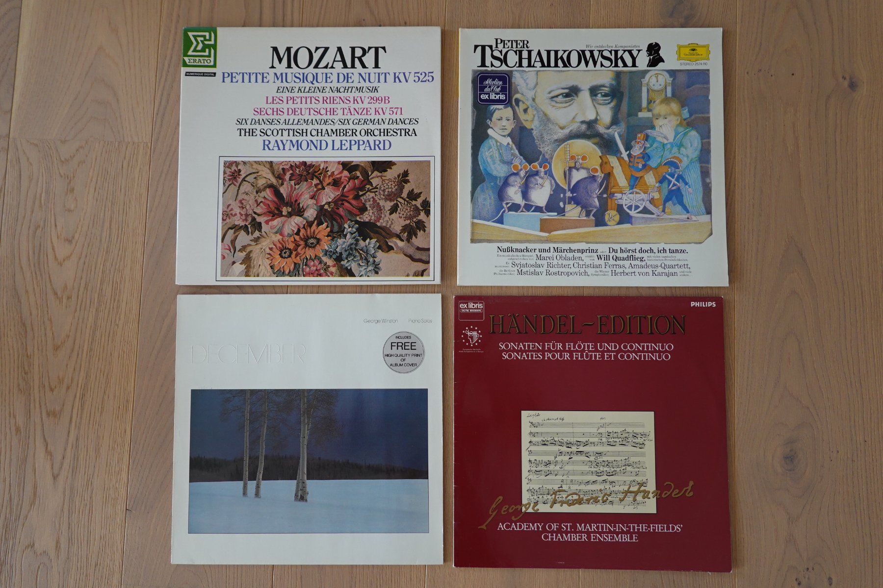 Schallplatten: 4 Langspielplatten klassische Musik – Gebraucht aus Einsiedeln von Steipilzli
