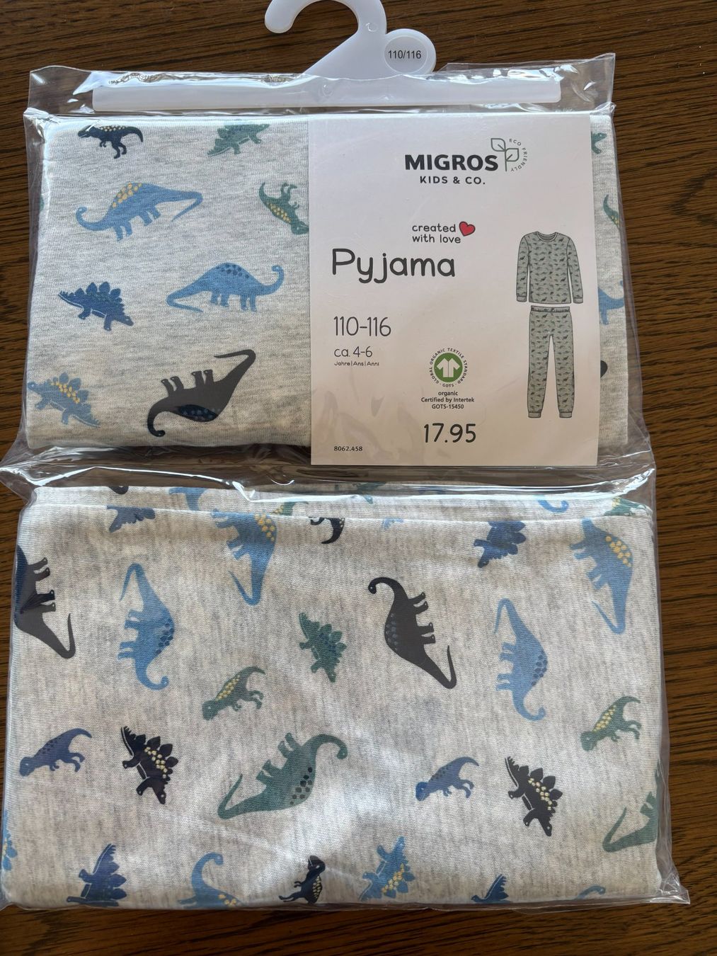 Pyjamas & Ähnliches: Pyjama dinosaure neuf taille 110 - 116 – Neu (gemäss Beschreibung) aus Salvenach von gwenwywar