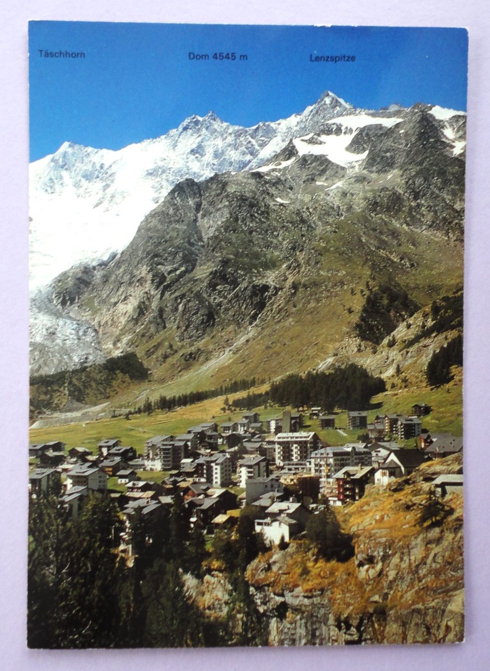 Cartoline postali: Saas-Fee 1800 m – Usato da Fétigny venduto da Billy2miny