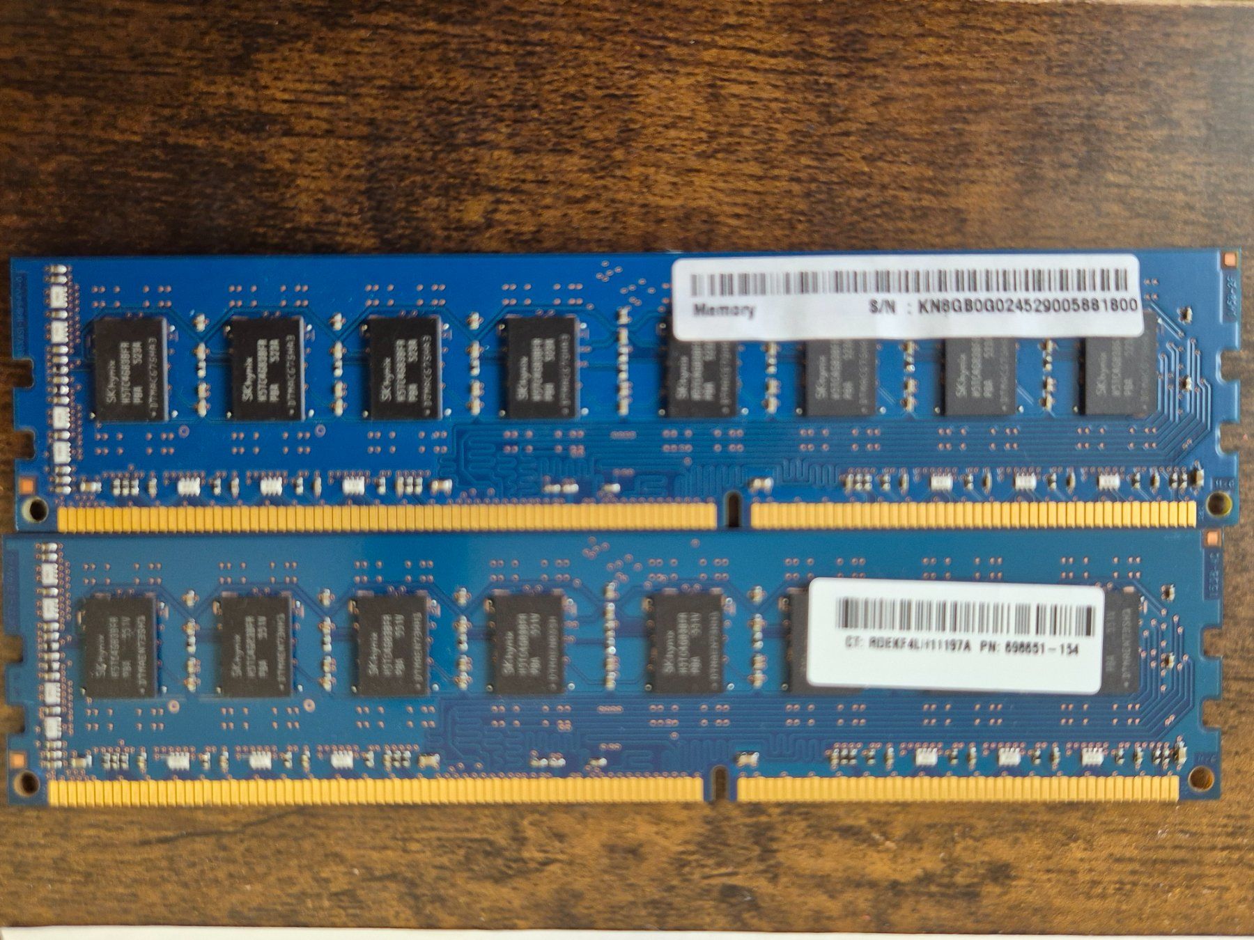 Memoria / RAM: 2x8GB  2Rx8 PC3L-12800U-11-13-B1 – Usato da Roggwil BE venduto da GLDANI 2