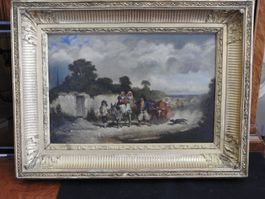 Oelbild:  Jean-Pierre-Alexandre Antigna 1817-1878