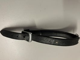 Hundehalsband Leder dunkelbraun 47–55cm