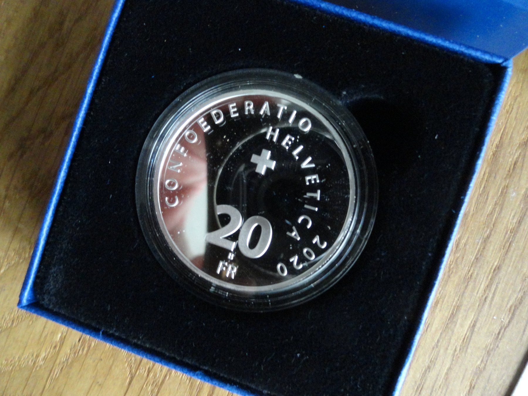 Tutti le monete: 20 Fr. Silber Sondermünze 2020 - "Sustenpass" – Nuovo e nell'imballaggio originale da Gerlafingen venduto da Shiva_74 4