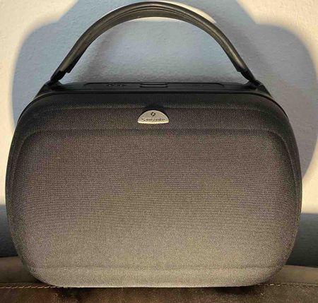 Vintage Samsonite Beauty-Case Hartschale dunkelblau