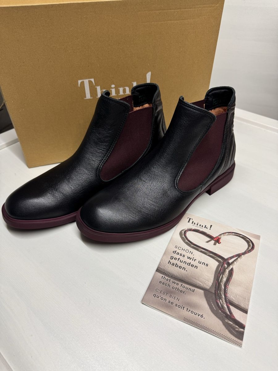 Think Damenschuhe: Bottines Think! en cuir, taille 40 👌 – Neu und originalverpackt aus Brügg BE von Goob