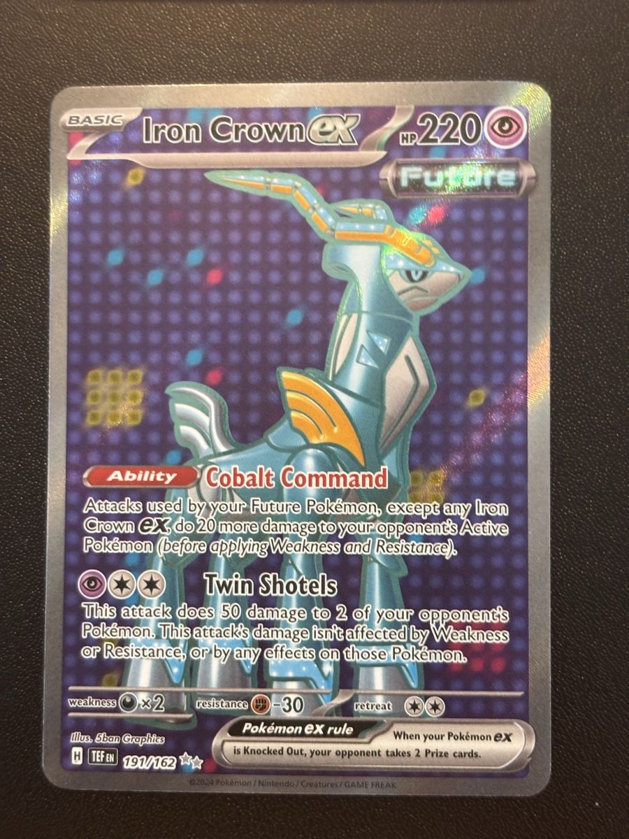 Pokémon Sammelbilder & Trading cards: Carte Pokémon IRON CROWN Tef 191 – Neu (gemäss Beschreibung) aus lausanne von helderj