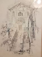 Eduard Schöneberger (1900-1983) -"San Michele"- Handsigniert