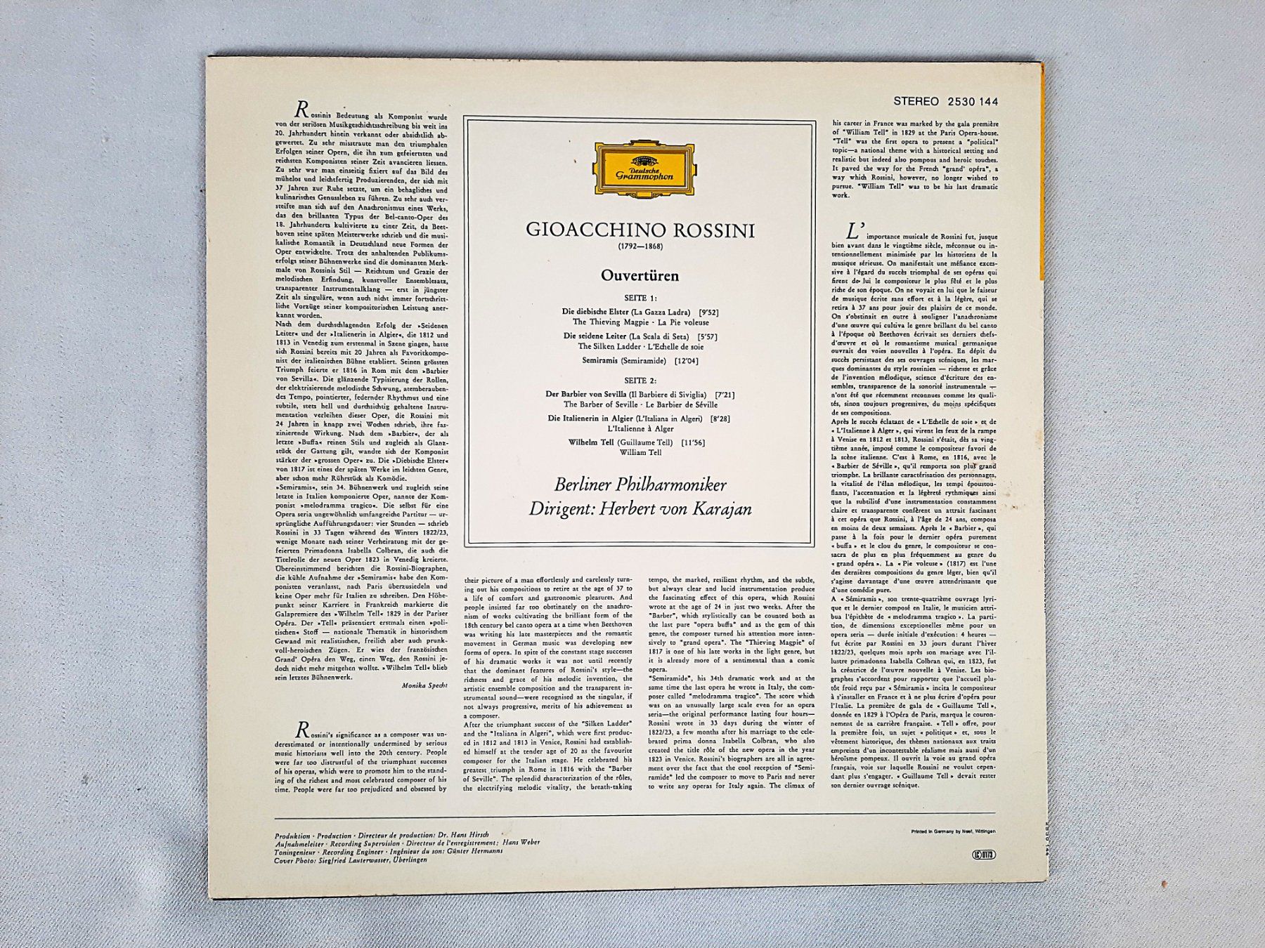 Dischi in vinile: 4-SchallPlatten-Klassische-Musik – Usato da Beinwil am See venduto da Restwert_Beinwil 8