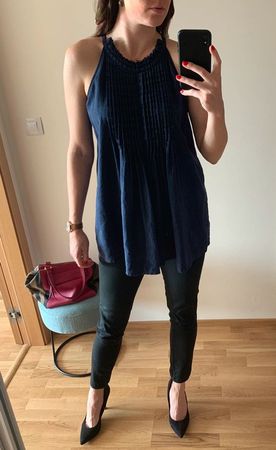 Anne Fontaine luxury linen top - Size M