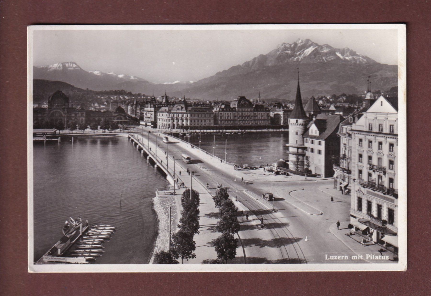 Ansichtskarten: LUZERN - Pilatus - 1938 – Gebraucht aus Pully von nicecards-shop