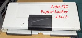 LEITZ 512 Dokumenten-Locher 4-Loch