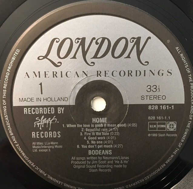 Dischi in vinile: BoDeans - Home (LP) – Usato da Grüningen venduto da azulgrisvinyl 2