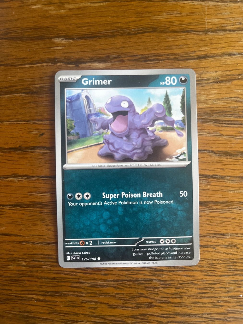 Pokémon Carte collezionabili: Carte Pokemon Grimer - SVIen - EN – Usato da Vernayaz venduto da Darkfrost