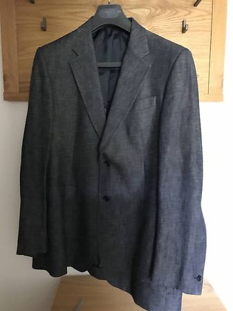 Leinenblazer Miu Miu Grösse 54, grau