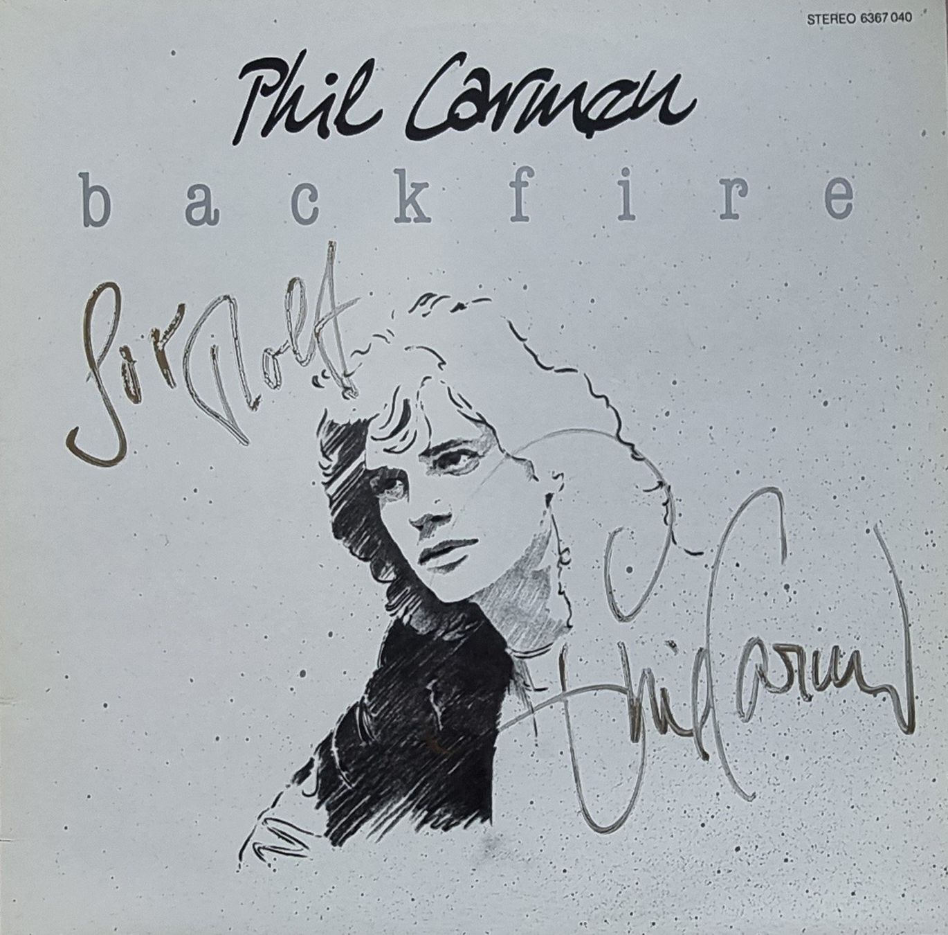 Dischi in vinile: LP Phil Carmen / Backfire  / SIGNIERT – Usato da Oetwil am See venduto da fineli2