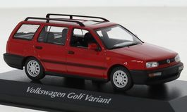 VW Golf III Variant 1995-1999 rot / schwarz      1:43