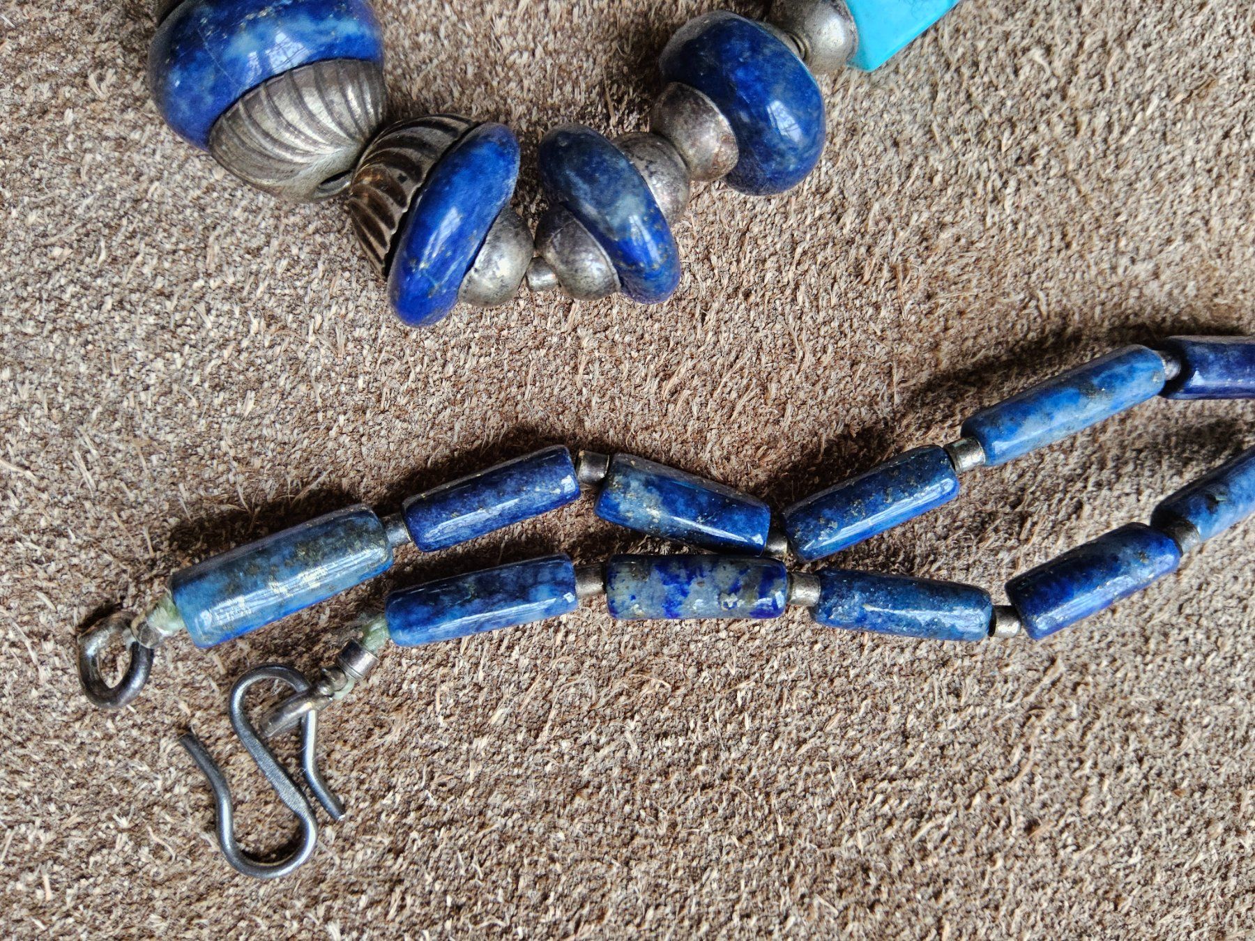 Ketten: Wunderschöne Türkis Lapislazuli Silber Halskette Collier – Gebraucht aus Zürich von SciTec 5