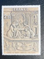 Frankreich 1979 Relief Schloss Ecouen Diana Bad postfrisch