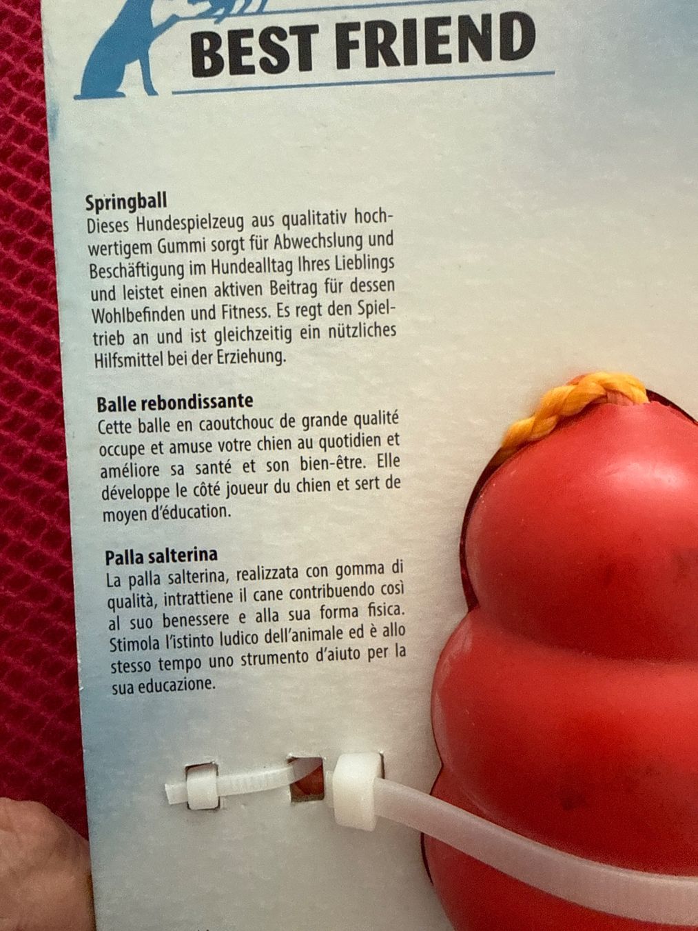 Kabel: NEU***HUNDE-SPRINGBALL***SUPER ALS 🎁 – Neu und originalverpackt aus Zürich von Ceca52 3