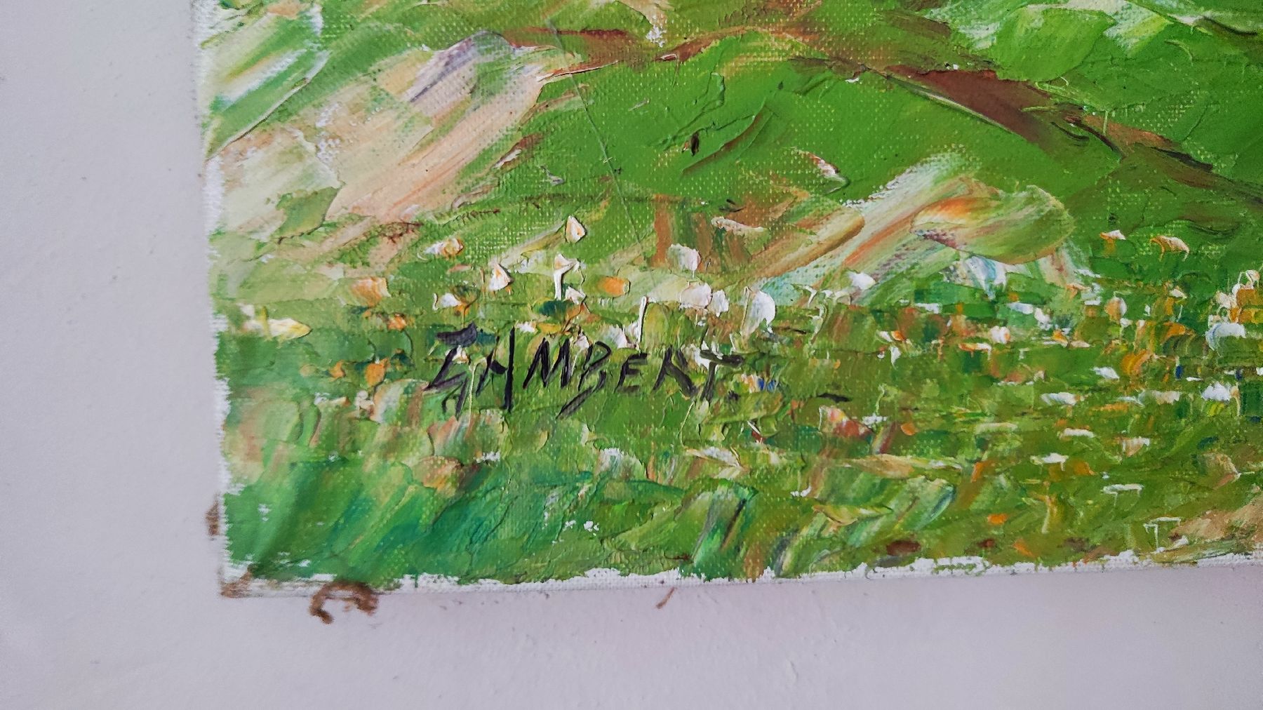 Gemälde: Eisten im Lötschental - Ölbild Lambert – Gebraucht aus Grenchen von Elefantenfam 1