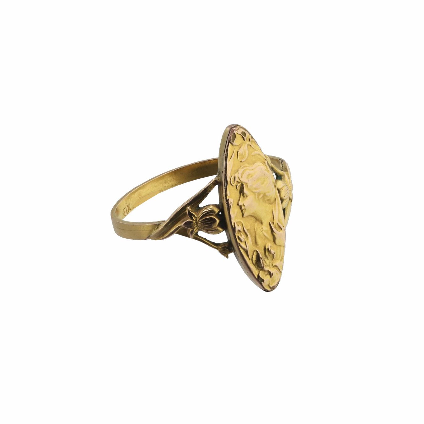 Anelli: Gold Ring, Art Nouveau – Usato da Zürich venduto da Vintage-Jewellery 5