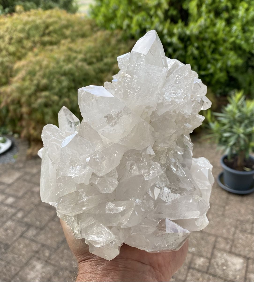 Mineralien & Heilsteine: Grosse Bergkristall Stufe Schweiz  – Gebraucht aus Selzach von 321compac