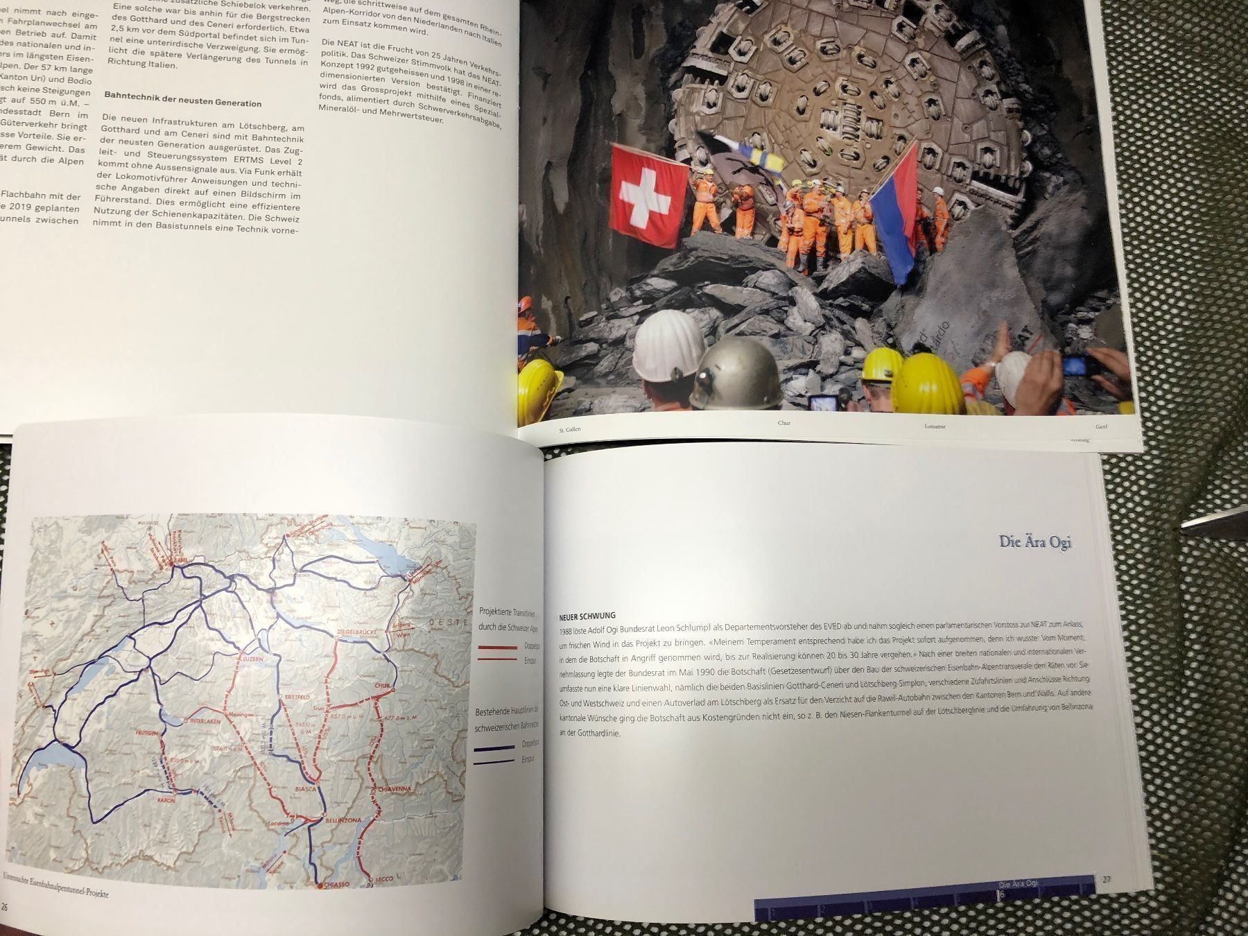 Riviste & Magazine: Alptransit Bahn SBB Gotthard Basistunnel Schweizer Bahn – Usato da Madiswil venduto da TEMISO 2