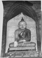Erh. Hürsch: 2 Fotos um 1975, Burma (IV), Buddhas in Bagan