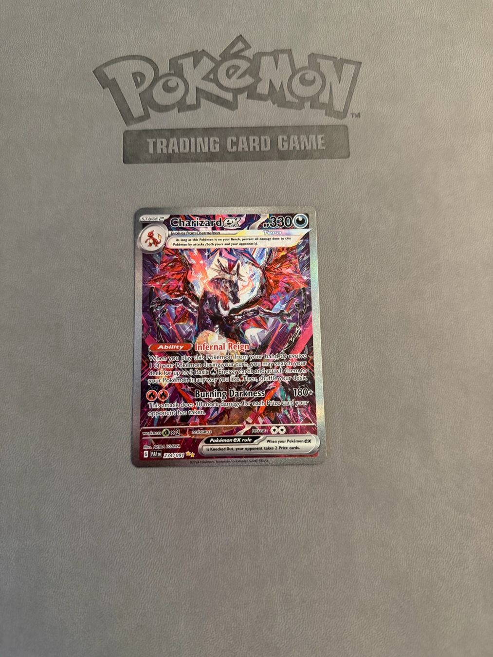 Pokémon Sammelbilder & Trading cards: Charizard ex (PAF 234) – Gebraucht aus Biel/Bienne von SeeLoewe55